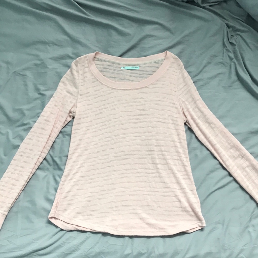 Baby Pink Long-Sleeved Shirt